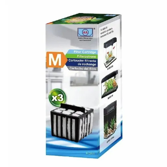 M Filter Cartridges for tanks 40L+ 3pk