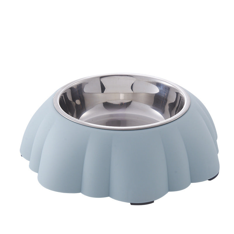 Flower Pet Bowl - Blue