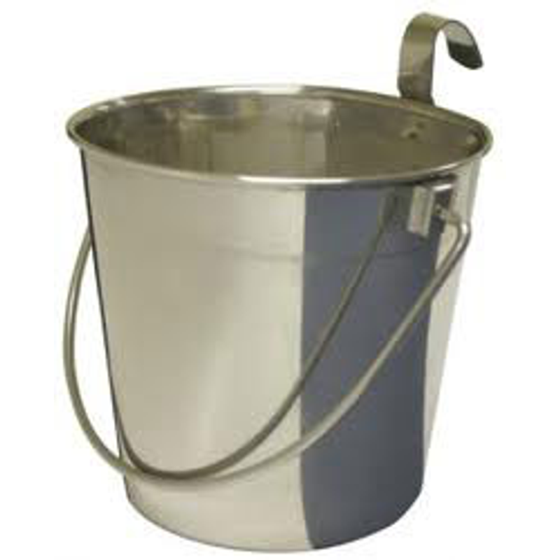 Bucket Flat Sided With Handle