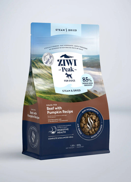 Ziwi Peak Steam & Dried Dog Food Beef