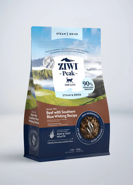 Ziwi Peak Steam & Dried Cat Food Beef