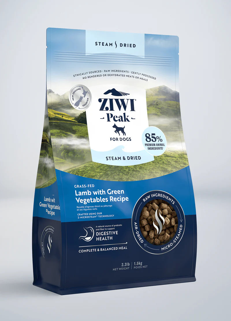 Ziwi Peak Steam & Dried Dog Food Lamb