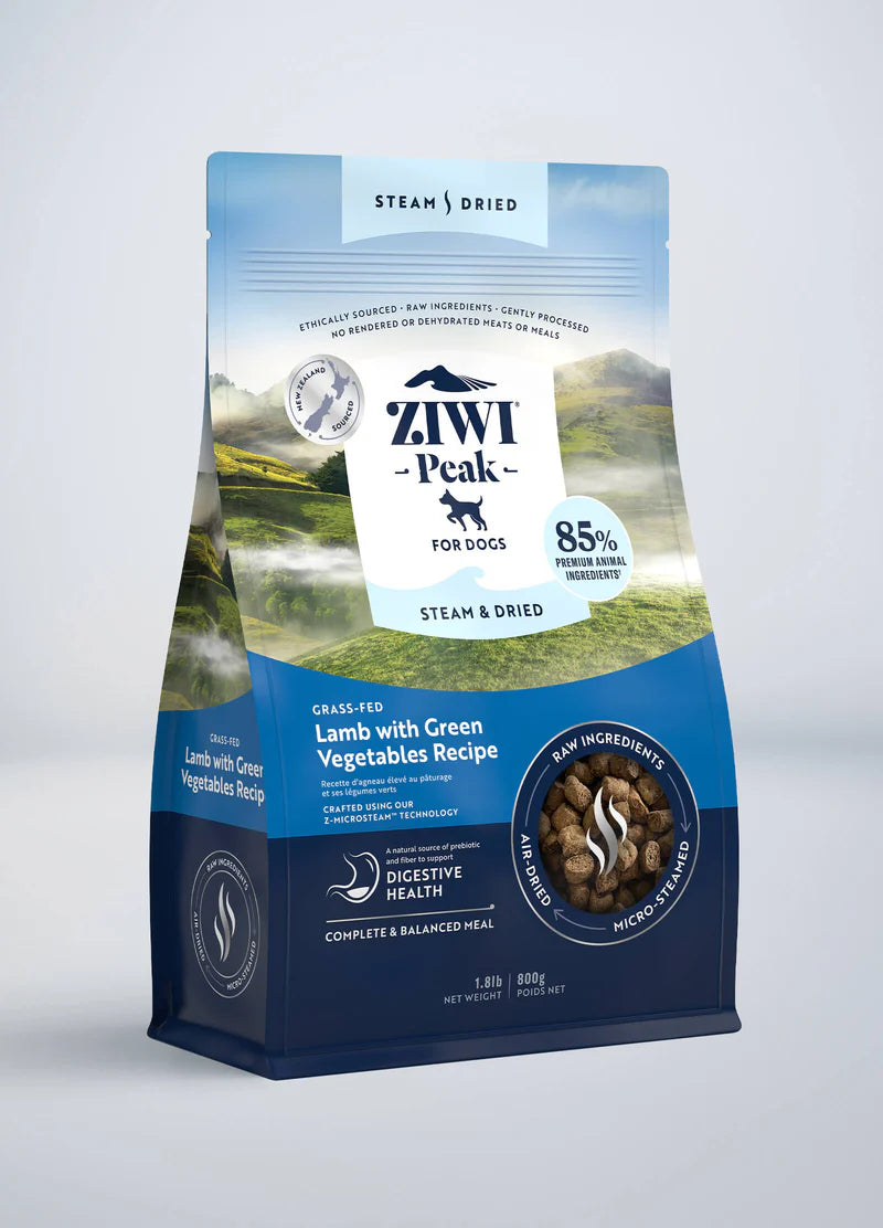 Ziwi Peak Steam & Dried Dog Food Lamb
