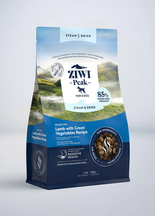 Ziwi Peak Steam & Dried Dog Food Lamb