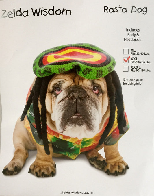 Zelda Wisdom Rasta Dog Costume XXL