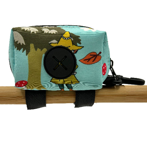 Waggin Tails Latched Poop Bag Holder – Forest Friends Blue